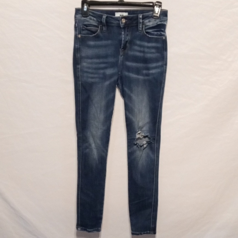 I&M Dark Blue Distressed Skinny Jeans